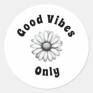Alleen goede steekproeven ronde sticker