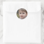 Alleen goede steekproeven ronde sticker (Tas)