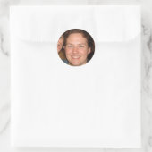 Alleen goede steekproeven ronde sticker (Tas)