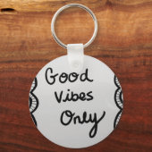 Alleen goede steekproeven sleutelhanger (Voorkant)