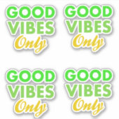 Alleen goede steekproeven sticker (Voorkant)