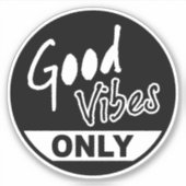 Alleen goede steekproeven sticker (Voorkant)