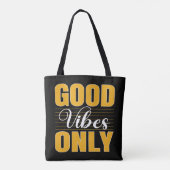 Alleen goede steekproeven tote bag (Achterkant)