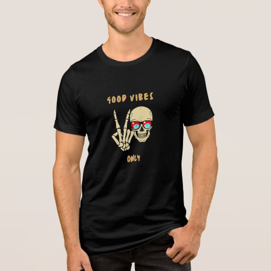 Alleen goede steekproeven Tri-Blend shirt (Voorkant)