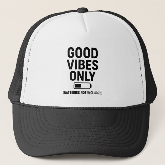 Alleen goede steekproeven trucker pet (Voorkant)