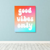 Alleen goede steekproeven voor brand en Sky gradië Canvas Afdruk (Insitu (Houten vloer))