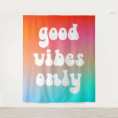 Alleen goede steekproeven voor brand en Sky gradië Wandkleed (Voorkant)