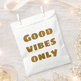 Alleen goede steekproeven | Zwarte en Golden Glitt Bedankzakje