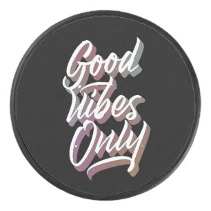 alleen goede viben hockey puck