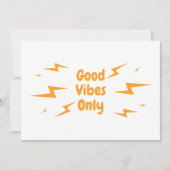 alleen goede viben kaart (Voorkant)