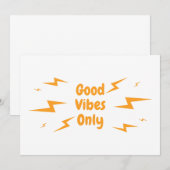 alleen goede viben kaart (Voorkant / Achterkant)