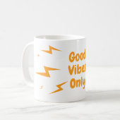 alleen goede viben koffiemok (Voorkant links)