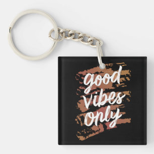 alleen goede viben sleutelhanger
