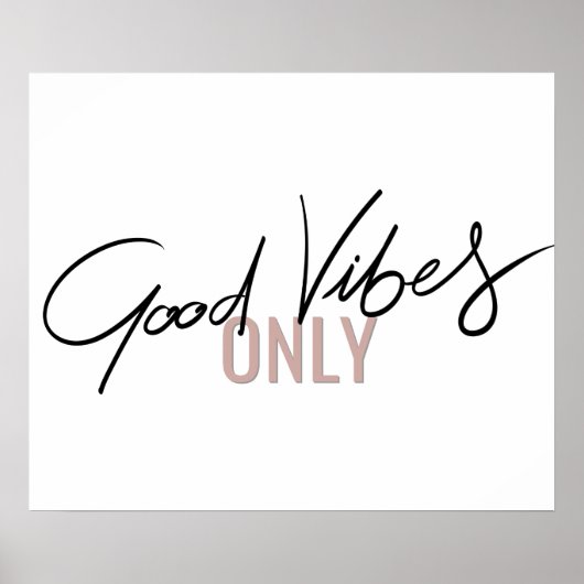 ALLEEN GOEDE VIBER POSTER (Voorkant)