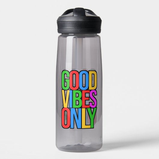 Alleen goede vibes-45365 waterfles (Voorkant)