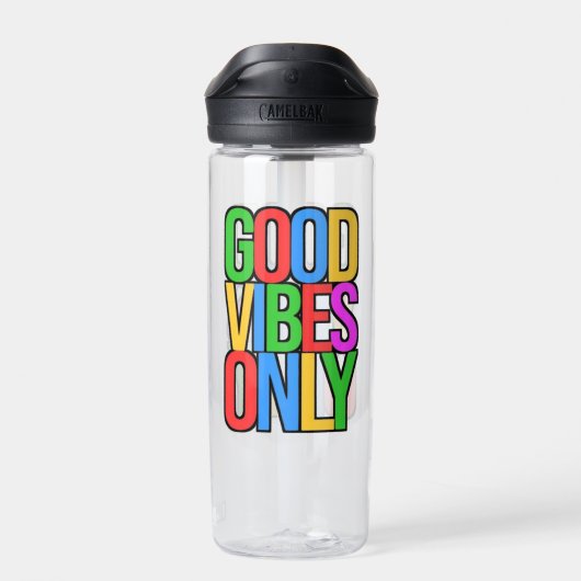 Alleen goede vibes-45365 waterfles (Achterkant)