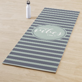 Alleen Goede Vibes Blauwe & Groene Typografie Cita Yogamat