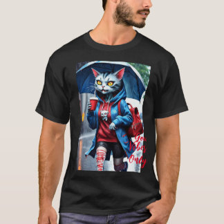 Alleen goede vibes: Cat in the Rain Graphic T-Shir T-shirt
