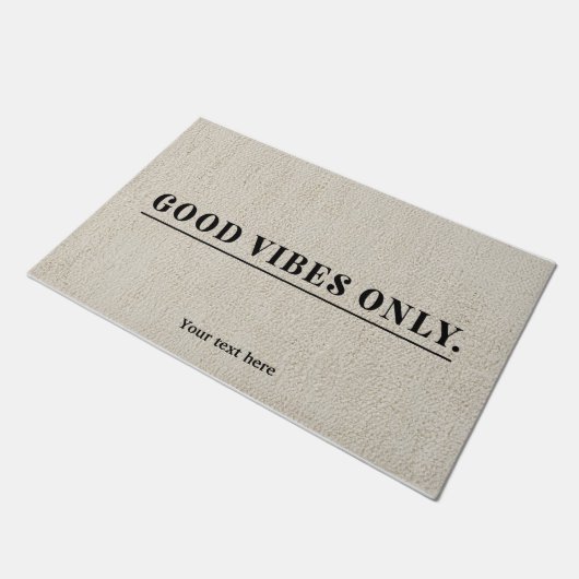 Alleen goede Vibes Deurmat (Schuin)