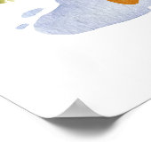 Alleen Goede Vibes! Eendje in een Plas Poster Prin (Hoek)