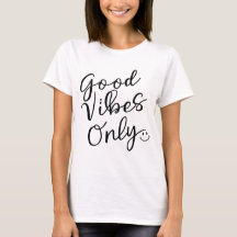 Alleen Goede Vibes Elegante Script Omlijning