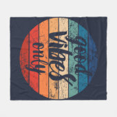 Alleen Goede Vibes Fleece Deken (Voorkant (Horizontaal))