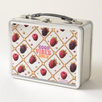 Alleen Goede Vibes Framboos & Braam Patroon Met