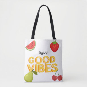 'Alleen Goede Vibes' Fruit Salade  Tote Bag