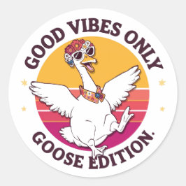 Alleen Goede Vibes Gans Editie Sticker
