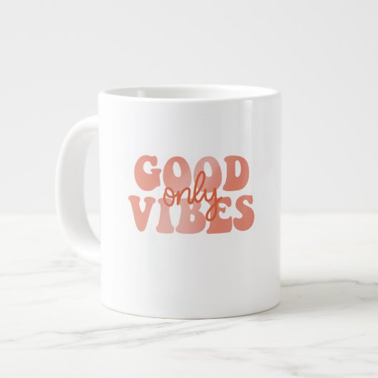 Alleen Goede Vibes Grote Koffiekop (Links)