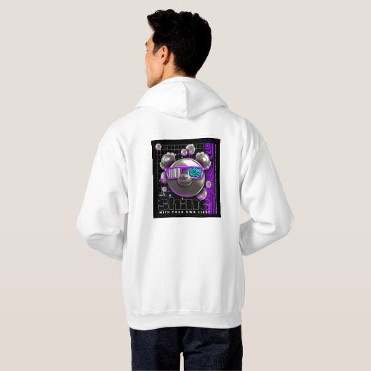 Alleen goede Vibes Hoodie (Achterkant volledig)