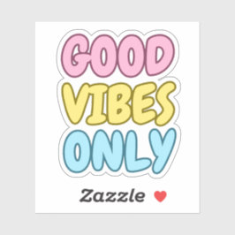 Alleen Goede Vibes Kiss-Cut Sticker
