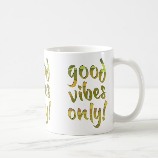 Alleen Goede Vibes! Koffiemok (Rechts)
