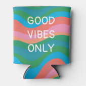 ALLEEN GOEDE VIBES KUNNEN KLEURENkleurig snoepgoed Blikjeskoeler (Voorkant)