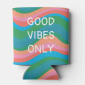 ALLEEN GOEDE VIBES KUNNEN KLEURENkleurig snoepgoed Blikjeskoeler (Achterkant)