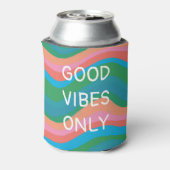 ALLEEN GOEDE VIBES KUNNEN KLEURENkleurig snoepgoed Blikjeskoeler (Blikje Achterkant)