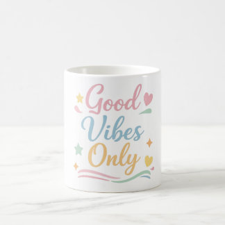 Alleen Goede Vibes – Pastel Keramische Mok