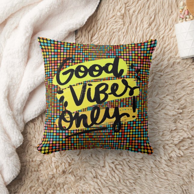 Alleen Goede Vibes Pop Art Kussen (Deken)