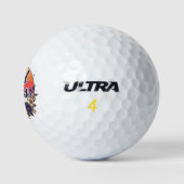 Alleen goede vibes | Positieve Energie Custom Golf Golfballen (Logo)