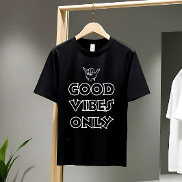 Alleen goede vibes | Positieve energie en Motivati Tri-Blend Shirt