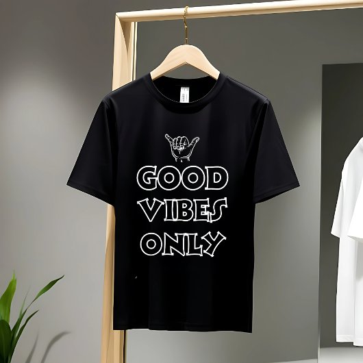 Alleen goede vibes | Positieve energie en Motivati Tri-Blend Shirt