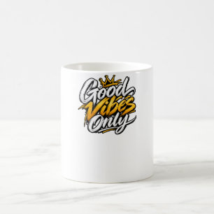 Alleen Goede Vibes Positieve Energie Inspirerende Koffiemok