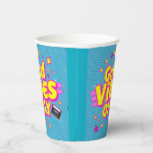 Alleen goede vibes - positieve partij papieren bek papieren bekers (Rechts)