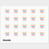 Alleen Goede Vibes Positieve Vibes Sticker (Vel)