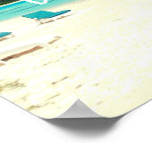 ALLEEN GOEDE VIBES Poster VOOR Tropische Typografi (Hoek)