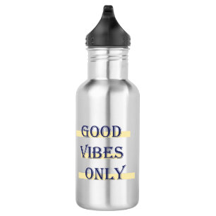 Alleen Goede Vibes Retro Esthetische Kunst Waterfles