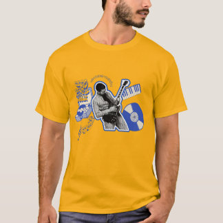 Alleen goede vibes - retro funk muziek t-shirt