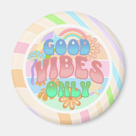 Alleen Goede Vibes | Retro Vintage Magneet