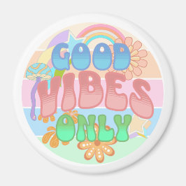Alleen Goede Vibes | Retro Vintage Magneet