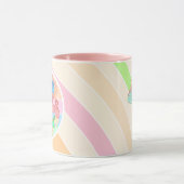 Alleen goede vibes | Retro Vintage Mok (Midden)